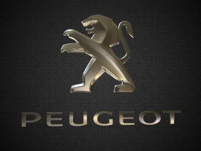 Peugeot Logo 3D model by 3dlogoman