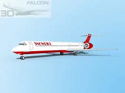 Falcon3D MD-80 Snowbird 3D model