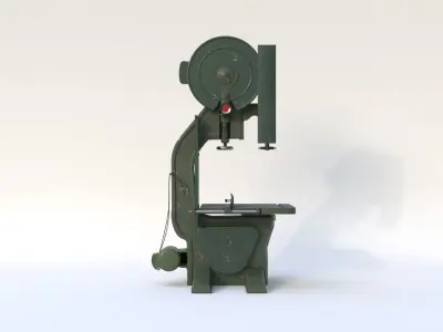 Bandsaw Low-poly 3D model