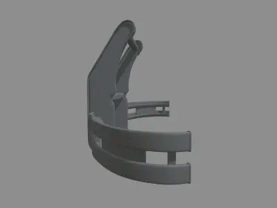 Bull Bar Low-poly 3D model
