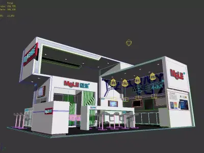 Exhibition - Area - 6X9-3DMAX2009-041 3D model