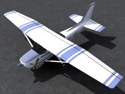 Cessna 172 3D model shop