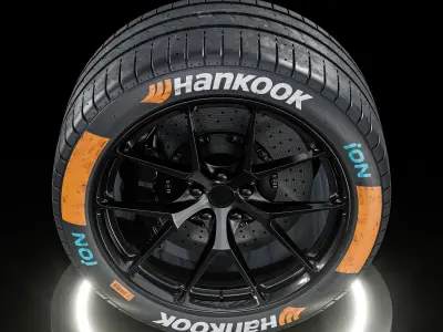 Hankook Formula E 2023 270 40 ZR18 3D model