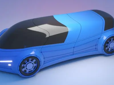 Future Car 29 3D model