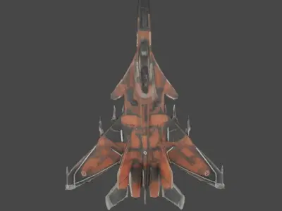 Crimson Sky Warrior 3D model