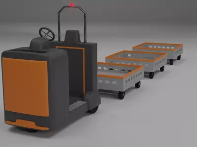 Milk-run 3D model