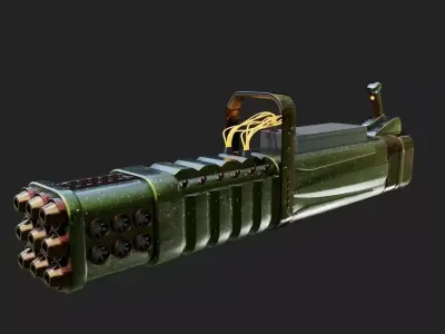 Laser Gun 3D model buy