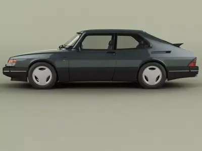SAAB 900 Turbo 3D model