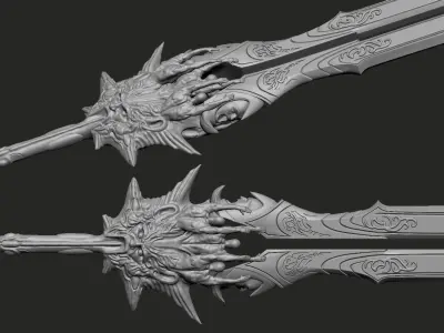 Sword of God 3d print model 3D print model