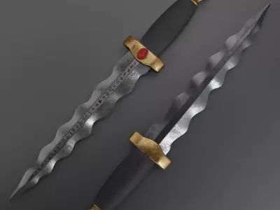 Ritualistic Dagger 3D model