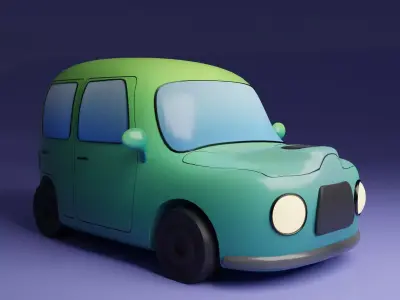Staylized Car Free 3D model
