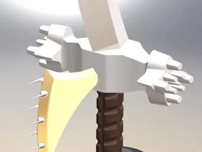 Arm broadsword 3D model