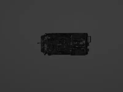 Japan Tank Type 87 RCV 3D Model Free low-poly 3D model