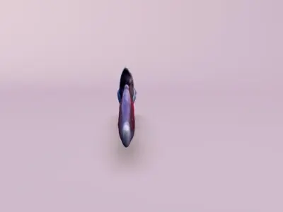 Crimson Edge Dagger Low-poly 3D model