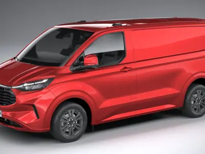 Ford Transit Custom base 2024 3D model