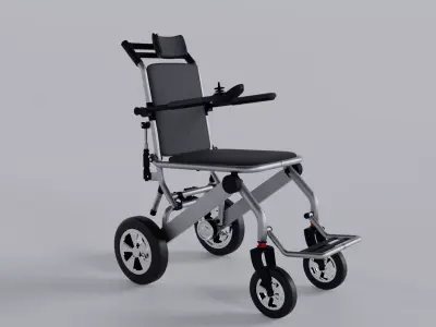 Modern Wheelchair for the disabled 3D model