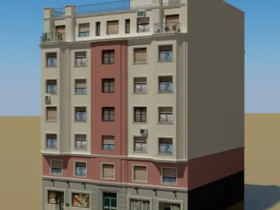 Building apartment - apartment 3D model get