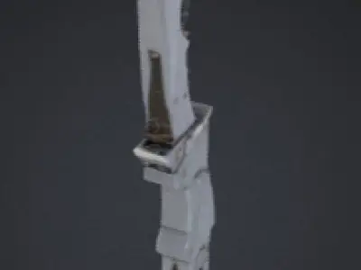 Sharp Decision- Knife model Low-poly 3D model