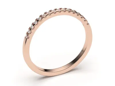 solitaire with ring sizes  8 part S38 3D print model