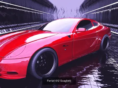 2 Supercars for content creators 3D Model Pack