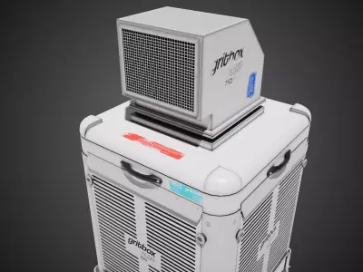 Air Cooler Conditioner  Low-poly 3D model