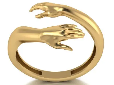 hug ring 3D print model