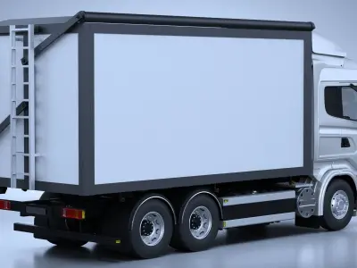 Generic Swedish Truck 01 3D model