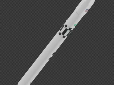 ABL Space Systems RS1 3D model