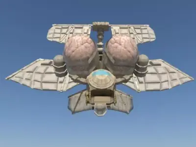 Steampunk Airship Low-poly 3D model by garyyyatesvfx