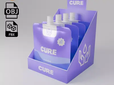 Sachet 3D model