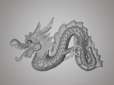 Dragon Relief 3D model