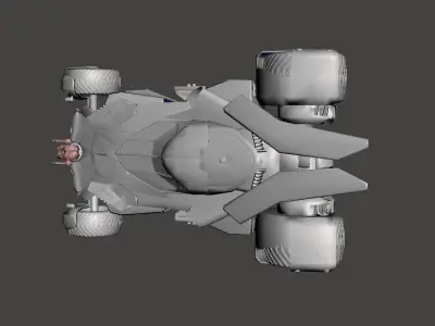 Batman latest mobile vehicle for 3d printing STL 3D print model
