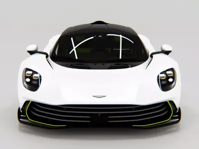 Aston Martin Valhalla 2025 Low-poly 3D model