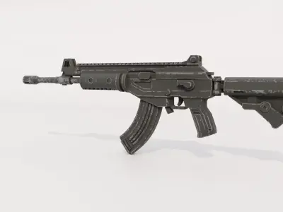 Ace 32 Assault Rifle Low-poly 3D model