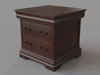 Antique Nightstand 3D model