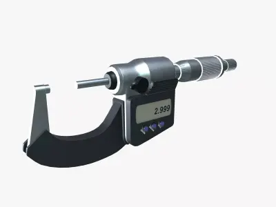 Micrometer 3D model purchase