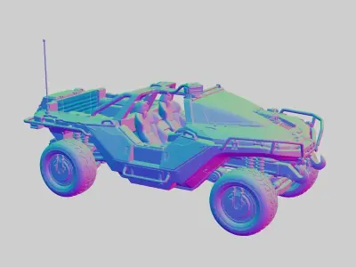 AMG Transport Dynamics M12S Warthog CST 3D model