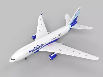 Indigo Aeroplane 3D model