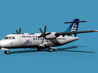 ATR-42-320 Air New Zealand 3D model