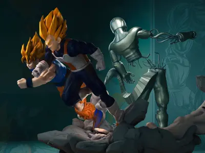 dbz metal cooler 3D print model