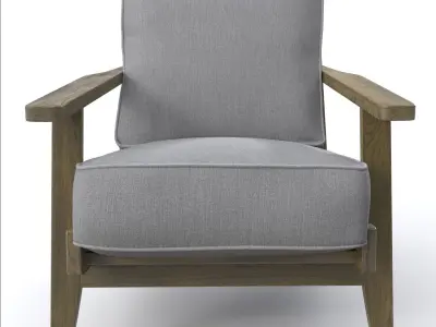 Picket House Furnishings Mercer Accent Chair  - Armchair 3D model