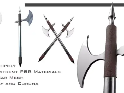Axe melee 3D model