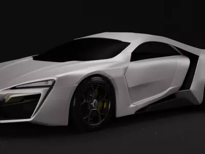 Lykan Hypersport Free 3D model
