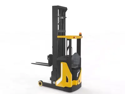 Reach Truck Stacker 3D model