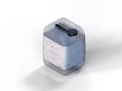 Canister Industrial Carafe 25 Liters Low-poly 3D model purchase