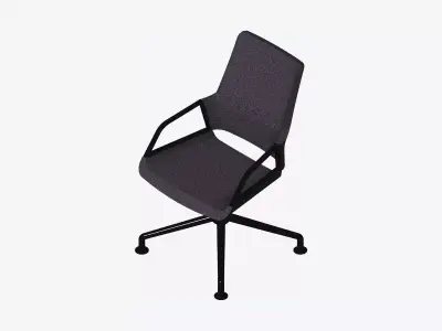 Chair - Conference - Worksmart - Large Glides Low-poly 3D model