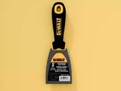 DeWalt Putty Knife 3inch Low-poly 3D model