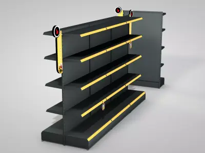 Supermarket Shelf  3D model