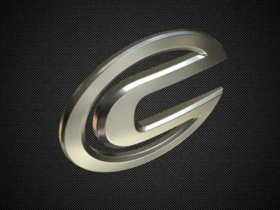 campagna logo 3D model