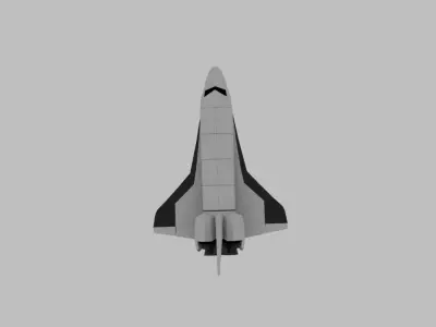 Space Shuttle Free low-poly 3D model